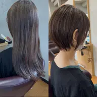 似合わせカット×艶カラー×トリートメント