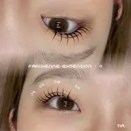 【 話題のパリエク ナチュラル毛量目力UP ⟡.·】Parisienne × extension 60本🪄ྀི