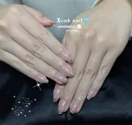 ✨大人気　♪ガラスフレンチ ¥8250→¥7490✨小さいストーン両手4本まで無料