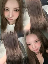 🫒大人気オリーブカラー🫒 ワンカラー+3stepトリートメント️🫧