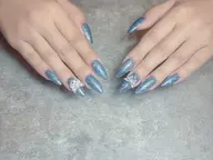 新規ソフトジェルオフ込み]❣️チップスカルプ長さだし❣️ワンカラー＋大パーツ2本9000