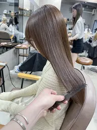 カット➕ナチュラル縮毛矯正➕2ステップトリートメント