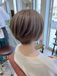 髪質改善ブリーチなしダブルカラー