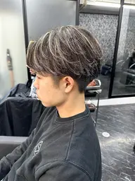 【ノーセットでもきまる☆】 カット+ハイライトカラー (メッシュカラー)