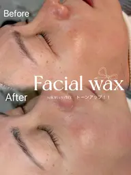 フェイシャルワックス/パッ仕上げ＋パックのお土産付き♩