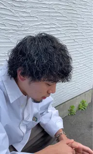 【ミニモ限定✨】メンズカット+波巻きパーマ