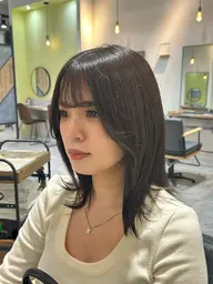 ワンカラー+髪質改善トリートメント+シャンプーブロー