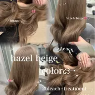 ブリーチカラー➕前髪顔周りカット➕超音波トリートメント🫧