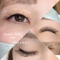 【ふわふわ毛質で隙間を埋めます🌼ྀི】ボリュームラッシュ60分付け放題(300本まで)