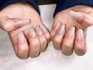 練習モデル(オフ無し）スカルプワンカラーorグラデ Mまで※補足説明必ずご覧ください/1cmほど長さが欲しい方限定