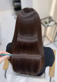 🧁【最高のうるちゅる髪へ✨】髪質改善トリートメント＋艶髪ケアカラー＋カット【韓国ヘア🫶🏻】🧁