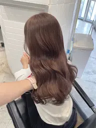 ダメージを抑えたい方🙆♂️🌿ブリーチ無しの透明感ダブルカラー!🌿+プチトリートメント メンテナンスカット無料!