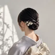 訪問着着付＋ヘアセット💙🕊️
