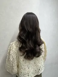 スタイリング楽ちん♪♪コテ巻きパーマ+カット+システムトリートメント💓