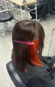 【デザインカラー初めましての方必見💫】インナーブリーチ➕インナーカラー➕カット💇🏼‍♀️