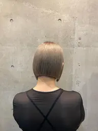 カット+ダブルカラー+トリートメント(ケアブリーチ+オンカラー+トリートメント)