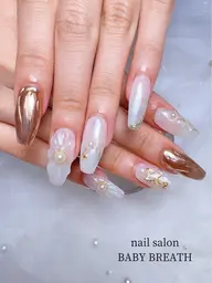 【ハンドネイル】長さだし10本＋持込デザインOK◎オフ込110分アートし放題