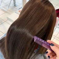 【毛先をカットで美髪維持💫】透明感カラー️🩵➕カット‪✂︎‬