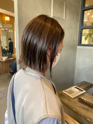 【透明感×艶髪】レディース似合わせカット+イルミナカラー