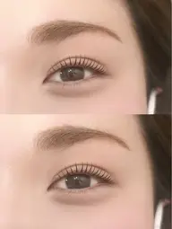 まつげパーマ上下