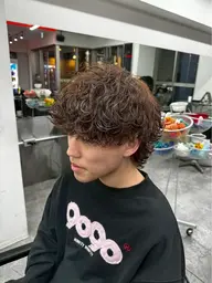 【てんこ盛りイケメン🧞‍♂️】カット➕ワンカラー➕パーマ#メンズパーマ#メンズカット