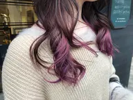 インナーカラー《ブリーチ×1》+アディクシーカラー