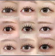 pパリエク80本¥8600円[LED+1100円]#銀座マツエク#マツパ#パリエク#フラットラッシュ#マスカラパーマ