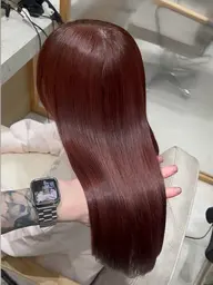 ❣️ダメージケア重視❣️ヒアルロン酸in艶カラー×メンテナンスカット×超音波TOKIOトリートメント