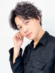 【メンズ】✨カット＋パーマ＋髪質改善3STEPトリートメント✨