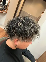 メンズカット＋ツイストスパイラルパーマ