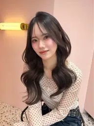 【ホームケア付き♡】透明感たっぷりカラー✖️似合わせ💖盛れる前髪顔まわりカット💞