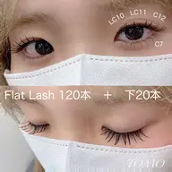 《中顔面短縮》小顔見せ👀下まつげ20本(セーブルorフラットラッシュ)
