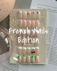 【🦢🩰５月限定キャンペーン】French Nails Edition （オフなし）