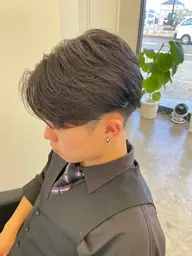 【人気NO.1】🔥再現性◎骨格矯正カット＋ニュアンスパーマ(毛流れ、カルマ)(センターパート/韓国)