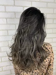 3Dコントラストハイライト+ケアフルカラー2回+TOKIO tre（ケアブリーチ込み）