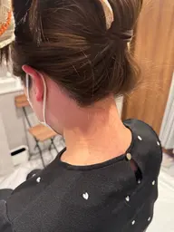 うなじワックス+光脱毛