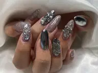 チップ/ジェルによる長さ出し１０本＋ワンカラー（持ち込みパーツは追加料金1000円いただきます）