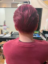 🌈メンズ限定　💥Wカラー（ブリーチ+ファッションカラー）★✨期間限定メニュー（カットなし）