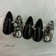 旬のレースネイル🖤ワンカラーの色替OK、パーツ込オフあり/なし/現金支払いのみ