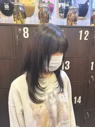 カット+前髪矯正+2stepトリートメント🫧