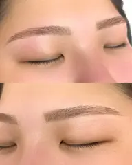 アイブロウwax＋HBL 毛流れをきれいにし、自然なまゆげに仕上げることができる施術