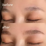 《来店3回目まで利用可能🌙Instagramフォロー必須》アイブロウwax(間引き・メイク付き)