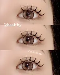 アンドヘルシー‪💗まつげパーマ×LEDマツエク100本 ¥9500→¥8300