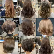 💐大事な日にピッタリ🎀コテ巻き仕上げ付き🎀カット+全体透明感カラー