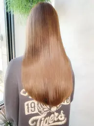 【うねりを抑える♪】髪を最高のストレートに♪カット+縮毛矯正+髪質改善オージュア4stepトリートメント＋超音波