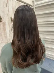 ≪カット+ブリーチ無しダブルカラー+髪質改善Tr≫ ブリーチ無しで明るくしたい!プリンが気になりにくくなる魔法のカラー✨