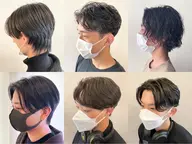 【3回目まで使える/メンズ限定】カット+ニュアンスパーマ+ReFaマイクロバブル泉+TR