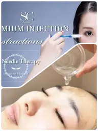 【毛穴/乾燥ケア・保湿ハリUP】 注入美容ヒト由来美容エキス×インジェクションフェイシャル～ノンニードルメソッド～40分