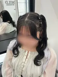 前髪整えカット💇♀️➕巻き下ろしor定額ヘアメ 2000円