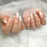 【人気No.1🧚🏻‍♀️】チップ長さ出し10本＋持ち込み🆗やり放題❤️※パーツ無料（事前にデザイン画像の送付必須）